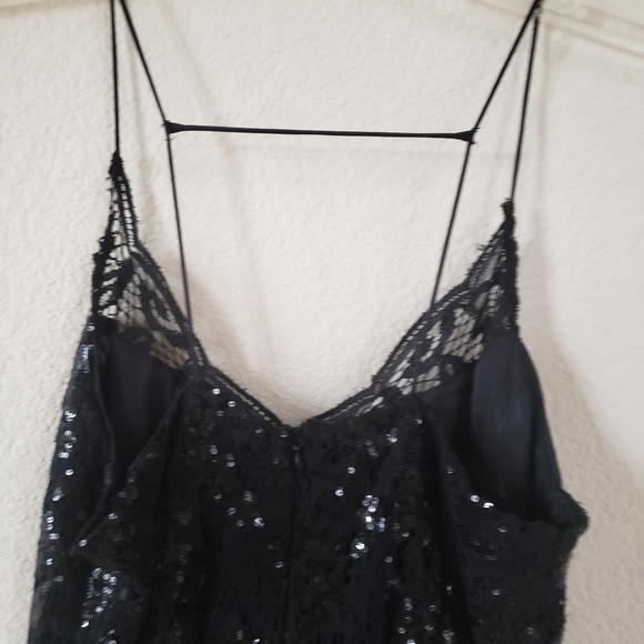 H&M Black Sequence Dress Size 6 NWOT - Picture 7 of 10